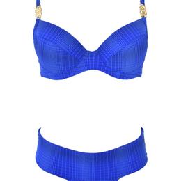 Two-piece swimsuit in blue