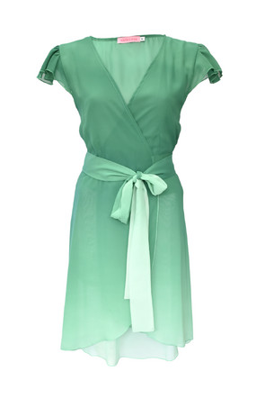 Плажна рокля Зелено Омбре